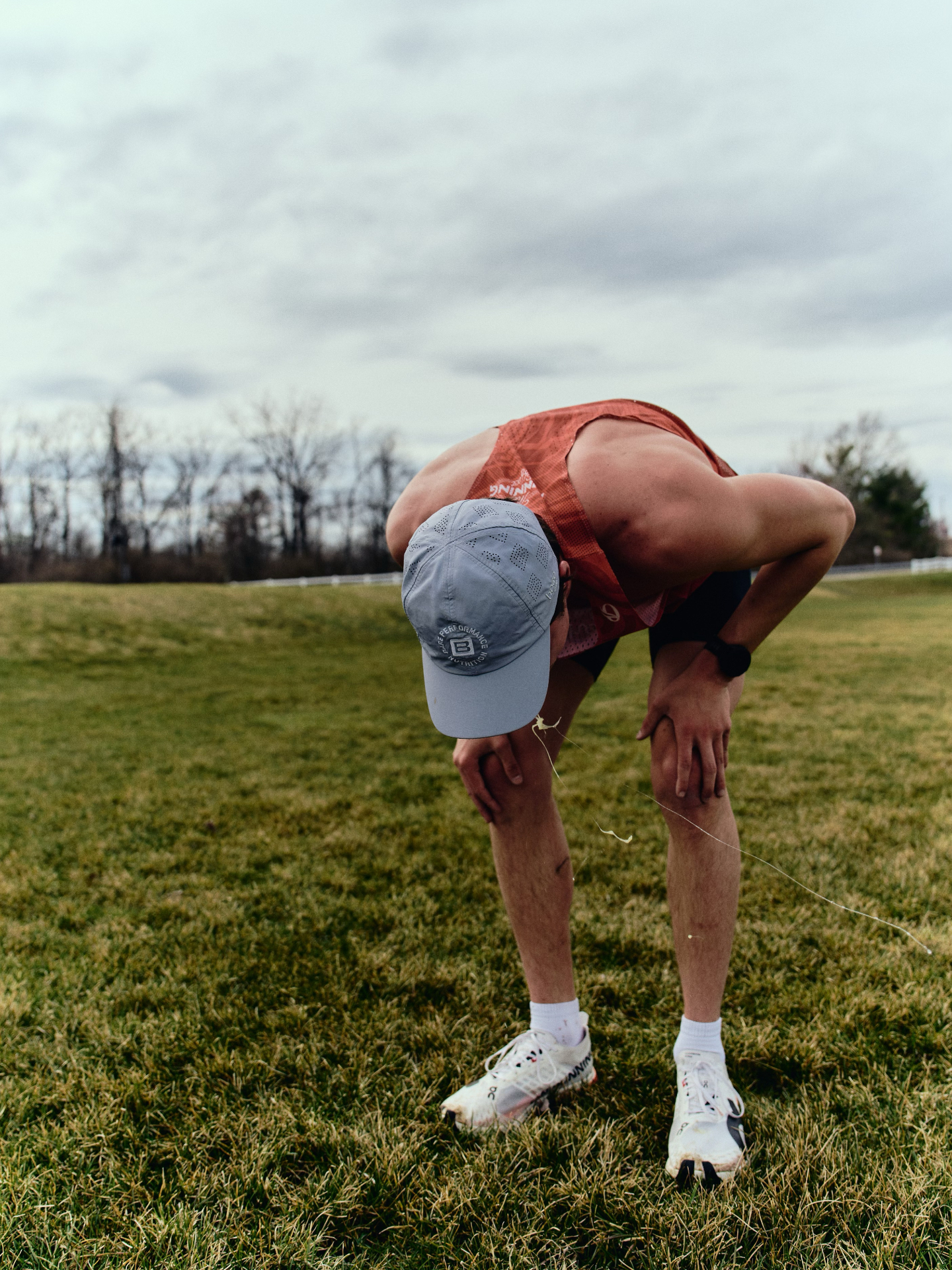 Post-run in the field