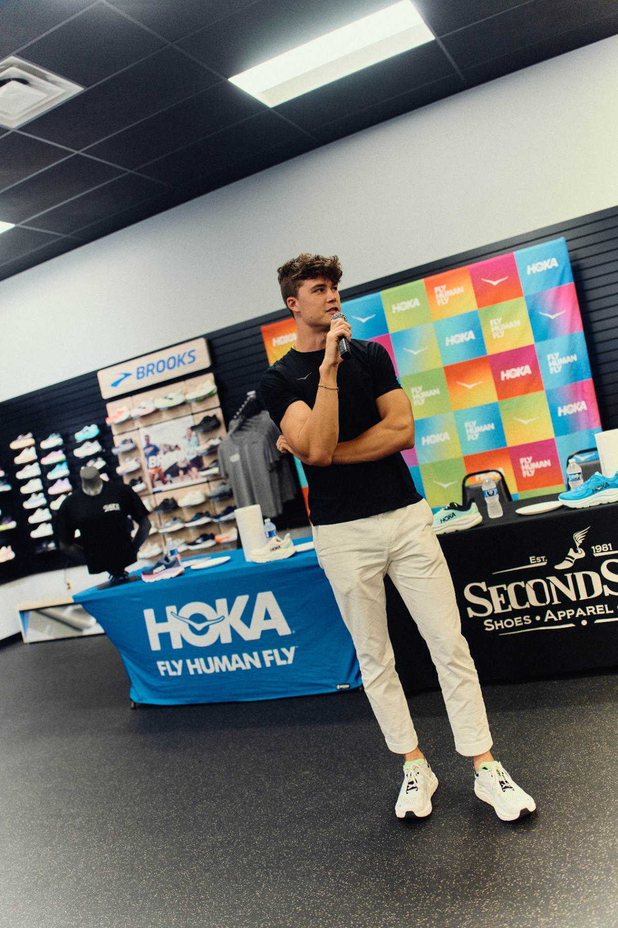 TRE live brand activation with HOKA